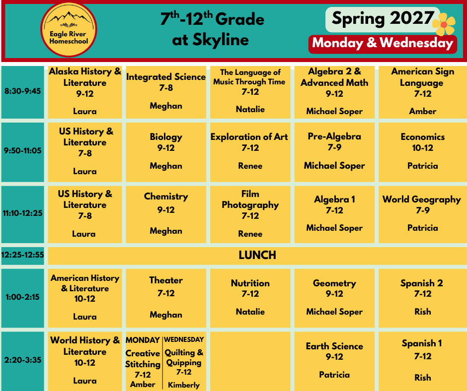 Spring 2027 Classes Utah Spring 2027 Class Schedule